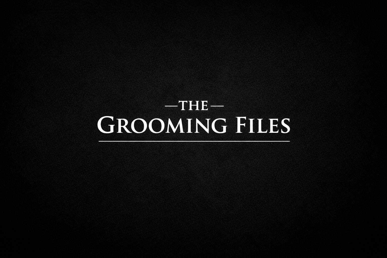 The Grooming Files logo